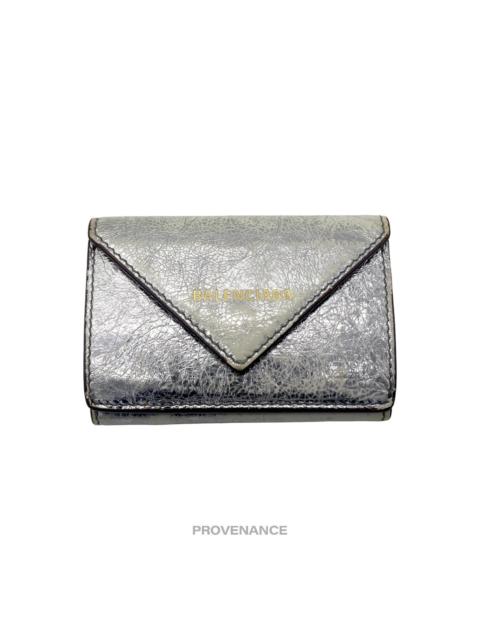BALENCIAGA Balenciaga Papier Mini Wallet - Metallic Leather