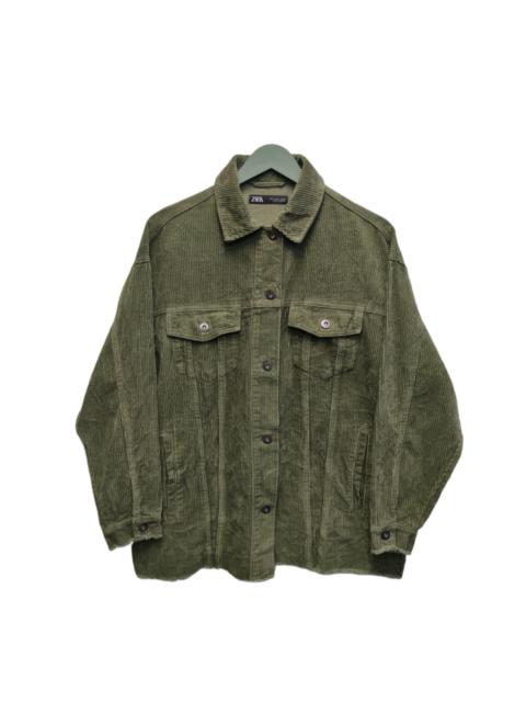 Other Designers Zara - ZARA CORDUROY BUTTON SHIRT(T144)