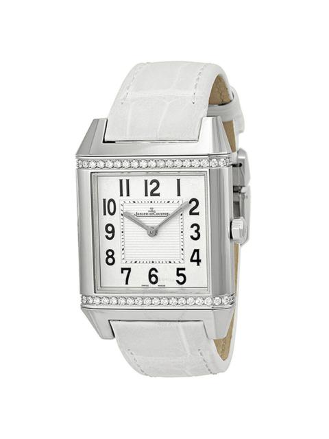 Jaeger-LeCoultre Jaeger LeCoultre White Dial White Leather Ladies Watch Q7068421