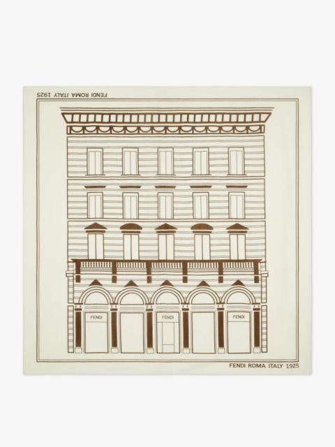 FENDI Fendi "fendi Roma Italy 1925" Shawl