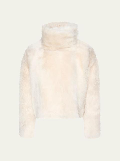 Yves Salomon Toscana Lambskin Short Jacket