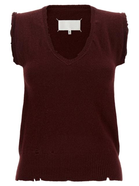 Maison Margiela Maison Margiela Women Distressed Vest