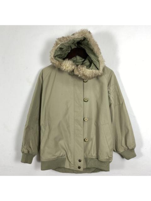 Other Designers Vintage 90s Japanese Brand Bomber with Hoodie J0184