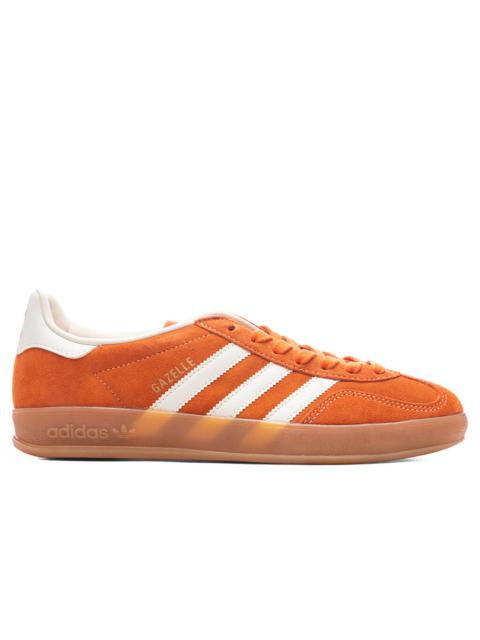 adidas Originals GAZELLE INDOOR - ORANGE/OFF WHITE/GOLD METALLIC