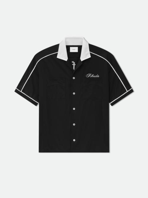 Rhude OXFORD COCKTAIL CLUB BOWLING SHIRT
