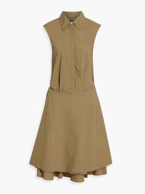 Proenza Schouler Cindy layered cotton-poplin shirt dress