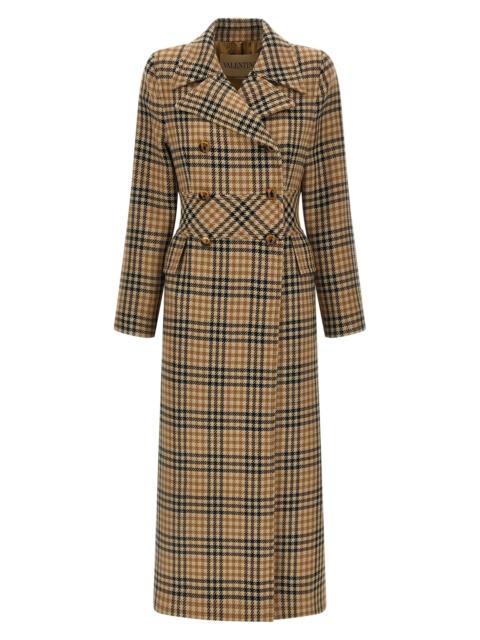 Valentino Valentino Garavani Houndstooth Wool coat