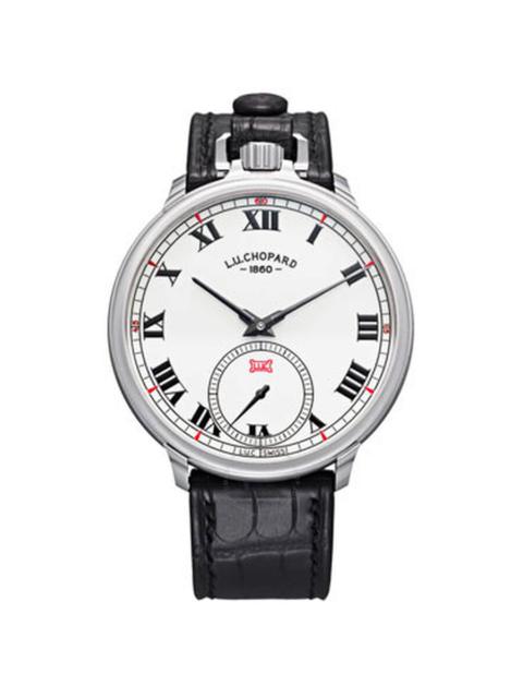 Chopard Chopard L.U.C Louis Ulysse White Dial Black Leather Men's Watch 161923-1001