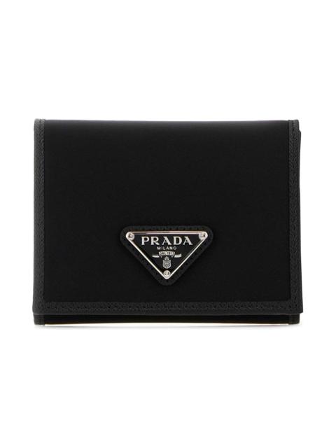 Prada Black Fabric Wallet