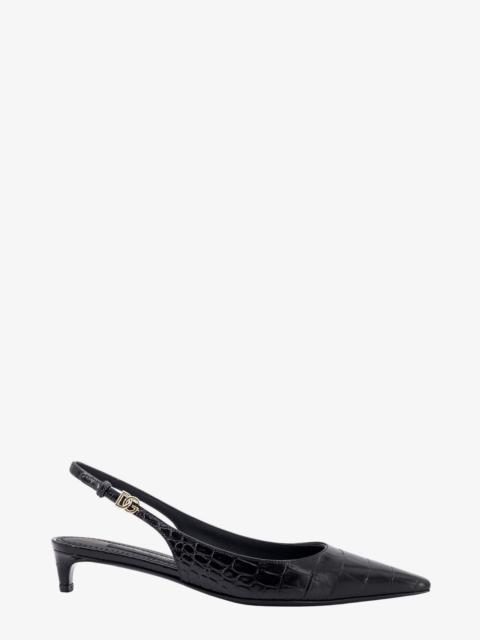 Dolce & Gabbana Woman Slingback Woman Black Pumps