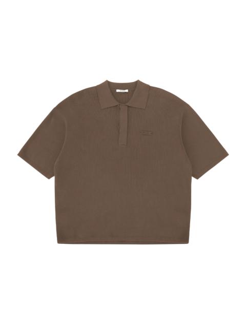 entire studios SS CLUB POLO LIGHT BROWN