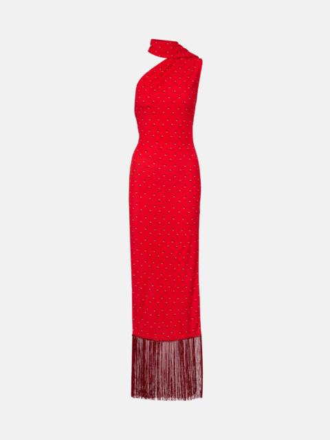 Acne Studios Dassy asymmetric maxi dress