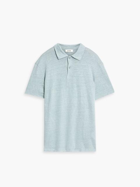 Sandro Linen polo shirt
