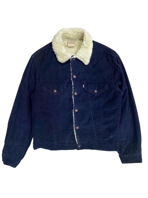 Levi's Vintage 70s-80s Levi’s Corduroy Sherpa Lining Trucker Jacket