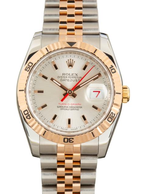 ROLEX Pre-Owned Two Tone Rolex Datejust Ref 116261 Turn-o-Graph