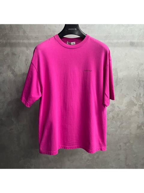 BALENCIAGA Balenciaga Pink Loose-Fit Short-Sleeve T-Shirt