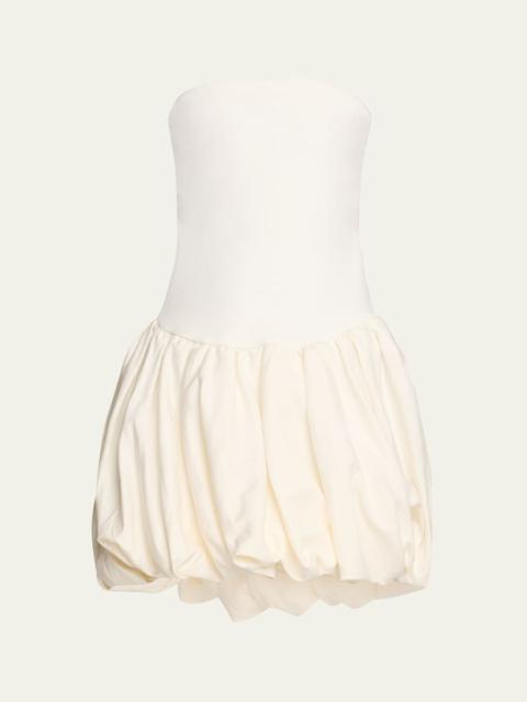 SIMKHAI Pollie Strapless Mini Bubble Dress