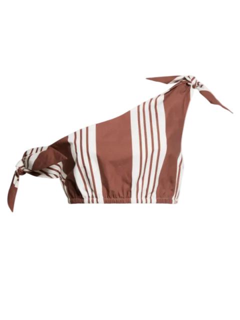 POSSE Rosie Top in Chocolate Stripe