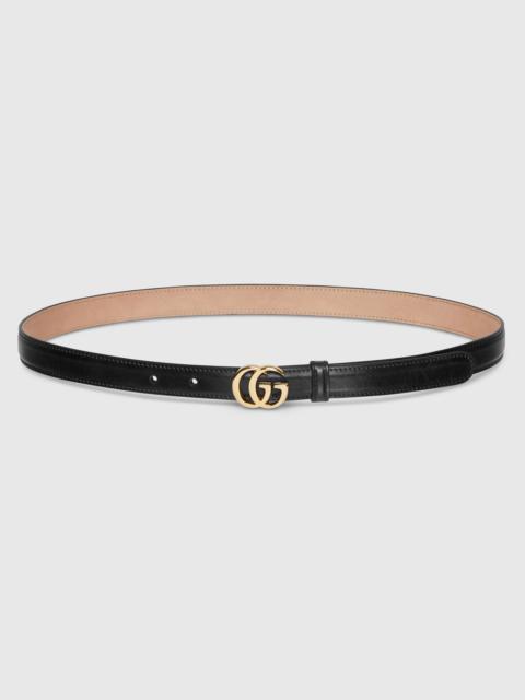 GUCCI Gucci GG Marmont Belt Black Women
