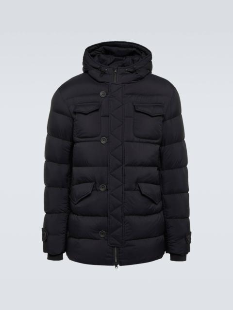 Herno Hooded down-paneled jacket