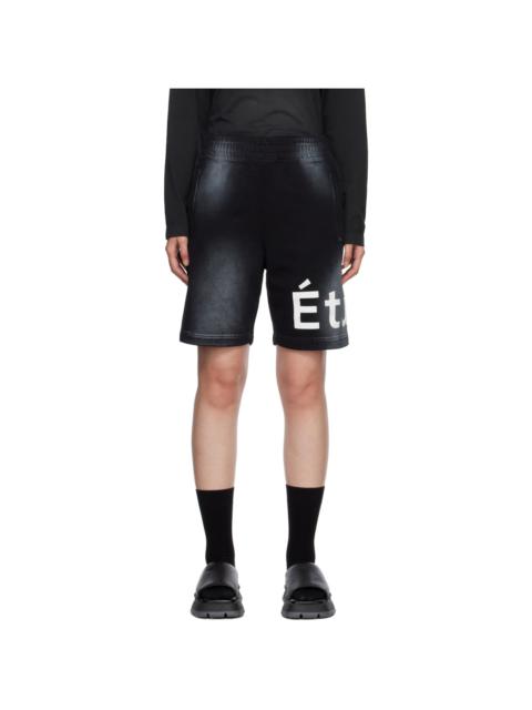 Étude SSENSE Exclusive Black Tempera Shorts
