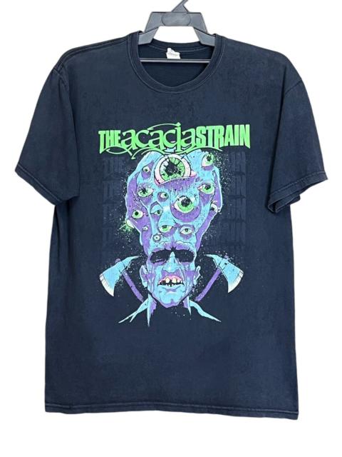 Other Designers Band Tees - VINTAGE Y2K THE ACACIA STRAIN DEATHCORE BAND FADED TEE SHIRT