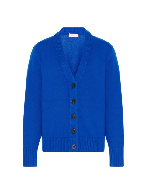 ROSETTA GETTY Wool-Cashmere Cardigan blue
