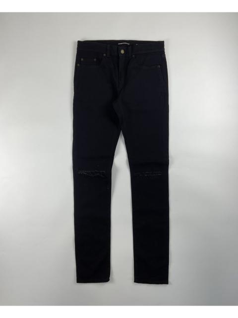 SAINT LAURENT Saint Laurent D02 Knee Ripped Denim