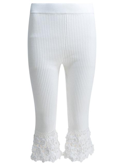 GANNI Ganni Woven Knit Legging