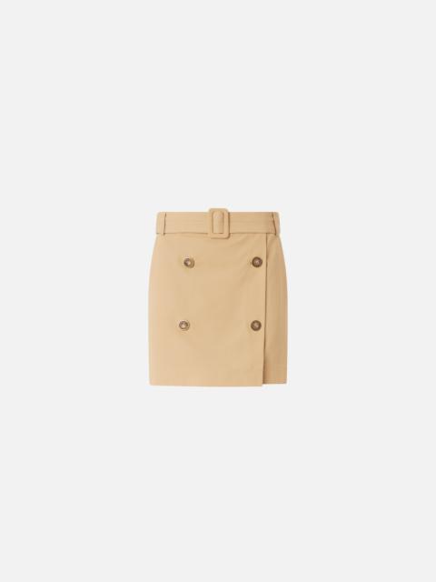 PINKO BUTTONED MINI SKIRT WITH BELT