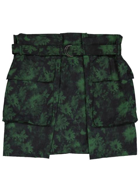 Kenzo Ladies Pine Floral-print A-line Skirt