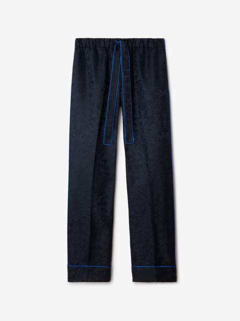 Burberry Sunflower Silk Pyjama Trousers