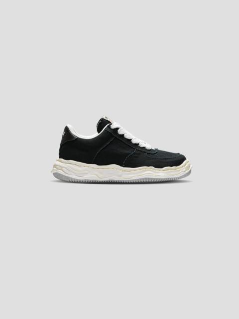 Maison MIHARAYASUHIRO WAYNE LOW TOP CANVAS SNEAKER - BLACK