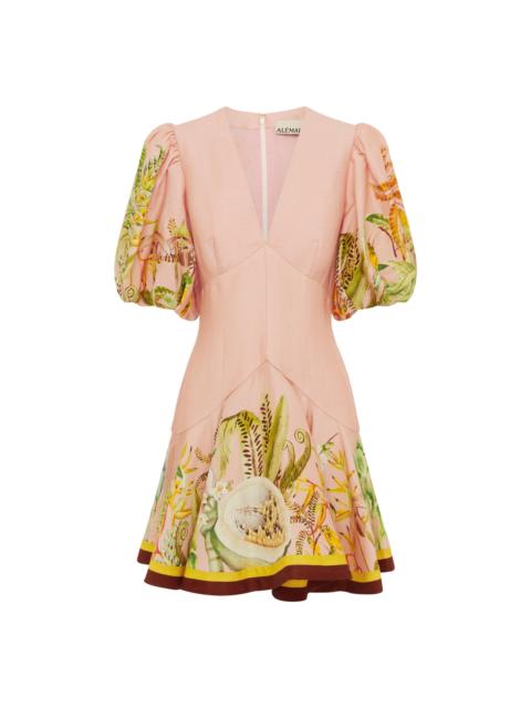 ALÉMAIS Papaya Mini Dress