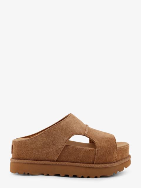 UGG Ugg Goldenstar Suede Sandals Brown Women