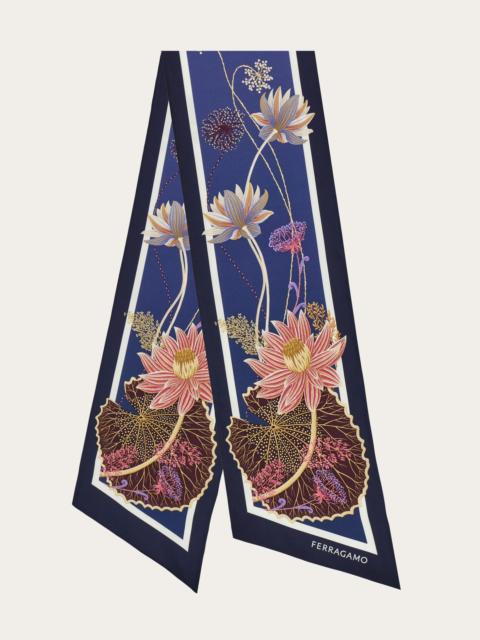 FERRAGAMO Water lily print silk bandeau