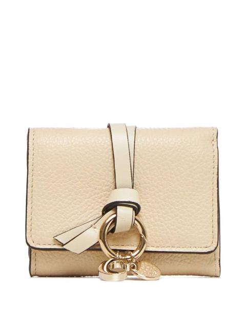 Chloé Chloe Mini Trifold Leather Wallet