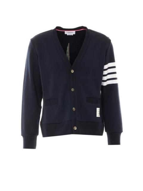 Thom Browne Thom Browne Cotton 4bar Cardigan Blue