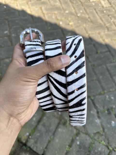 Stüssy Stussy Bamboo buckle belts "Zebra pattern"