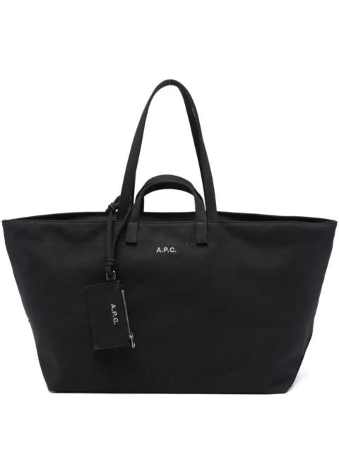 A.P.C. A.P.C. Women "Le Drummer Toile" Tote Bag