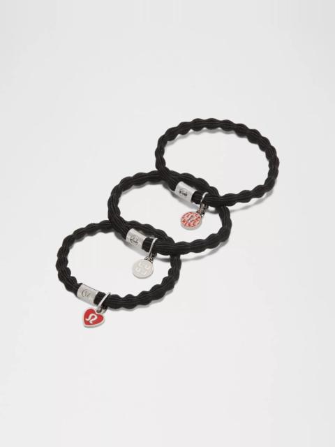 lululemon Charm Hair Ties *3 Pack