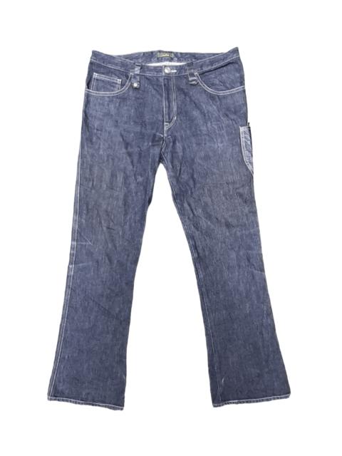 Japanese Brand Obelisk Leather Bootcut Pants