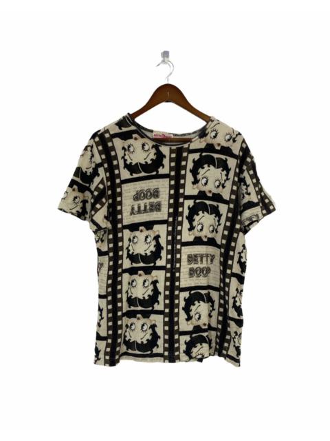 Other Designers Vintage 90’s Betty Boop Full Print Shirt Nice Design