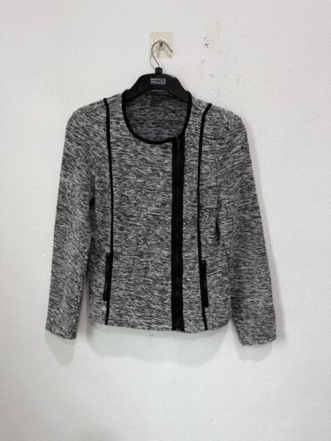Other Designers A\X Armani Exchange Knit Style Casual Jacket Asymetric