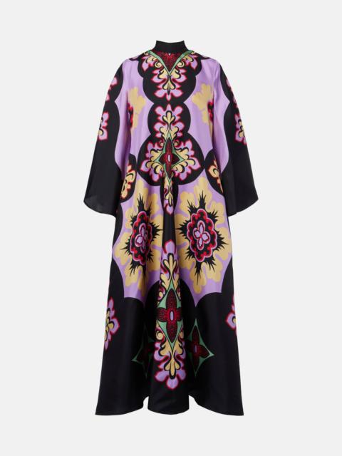 La DoubleJ Palazzo Placée silk twill maxi dress
