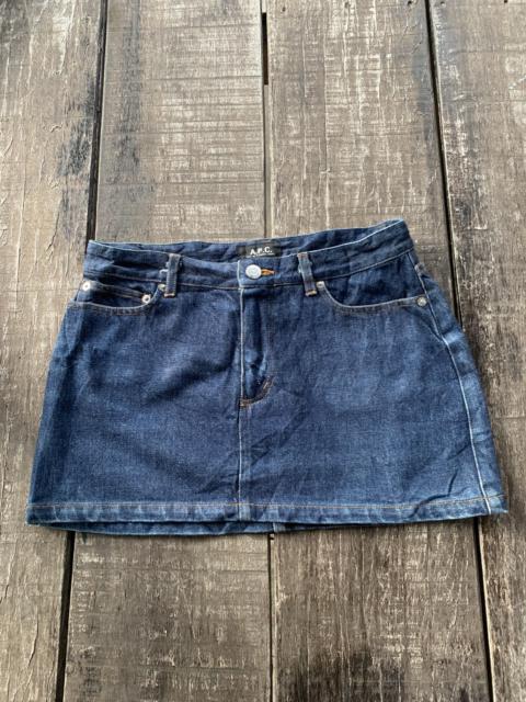 A.P.C. A.P.C mini skirt jeans