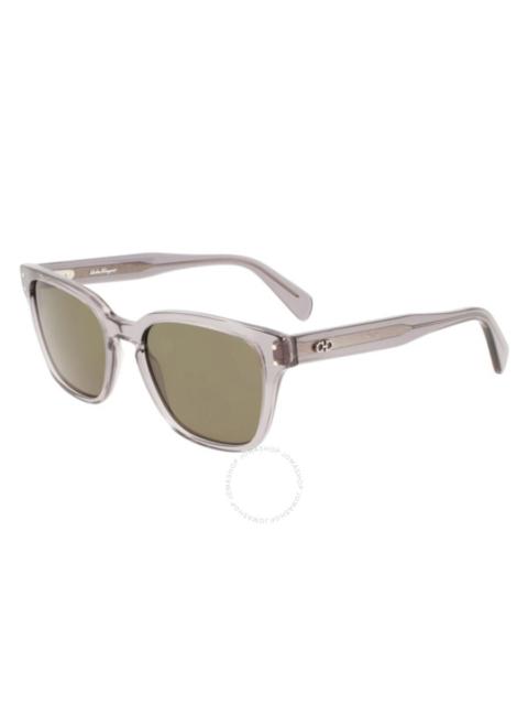 FERRAGAMO Ferragamo Grey Square Men's Sunglasses SF1040S 020 55