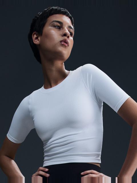 Nike Nike Zenvy Rib Women's Dri-FIT Short-Sleeve Top