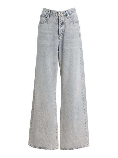 FRAME The Loose Low-Rise Boyfriend Jeans medium wash