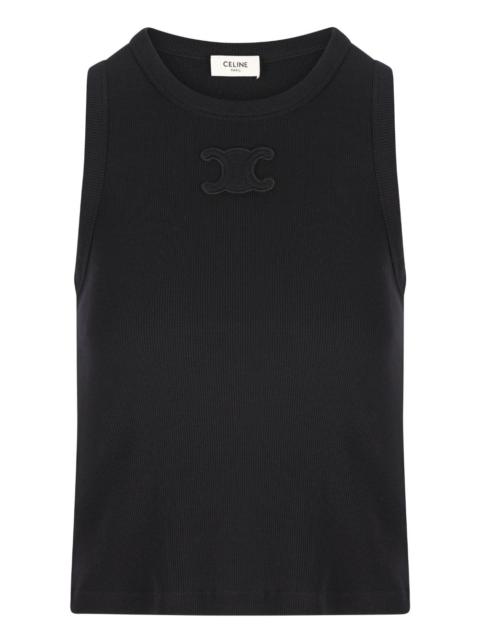 CELINE Celine Women Logo Cotton Tank Top